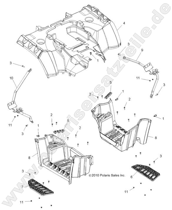 BODY, REAR CAB and FOOTWELL