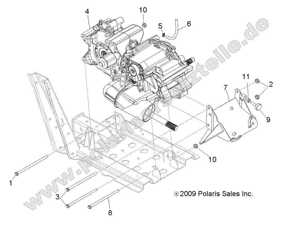 Drive Train, Main Gearcase Mounting