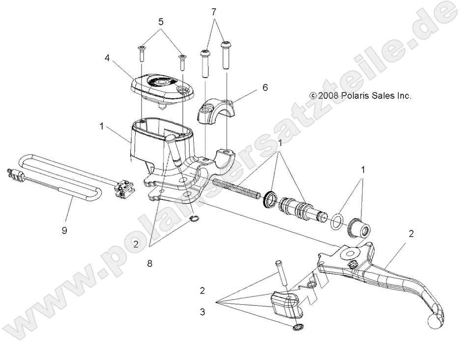 BRAKES, FRONT BRAKE LEVER and MASTER CYLINDER BRAKES, FRONT BRAKE LEVER and MASTER CYLINDER