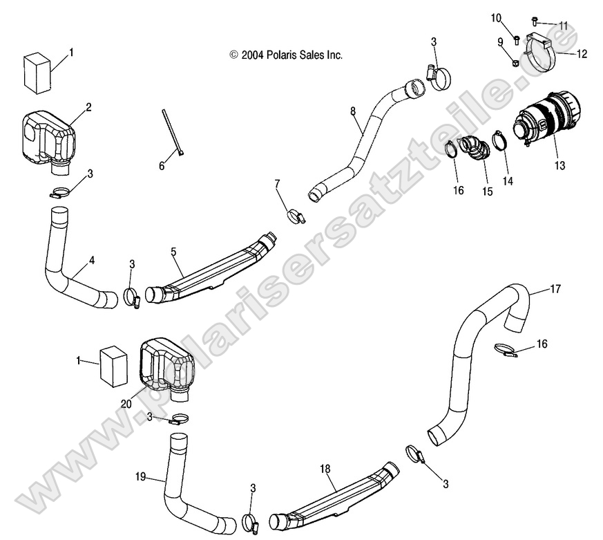 ENGINE AND CLUTCH AIR INTAKE ENGINE AND CLUTCH AIR INTAKE