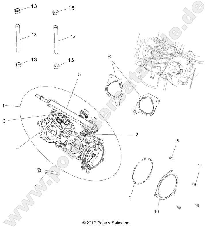 ENGINE, THROTTLE BODY