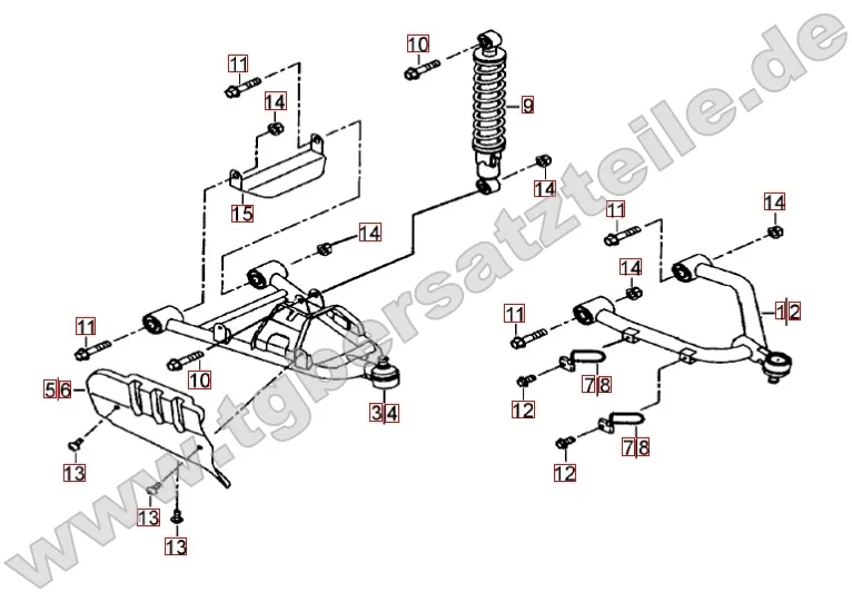 Federbein vorne Federbein vorne