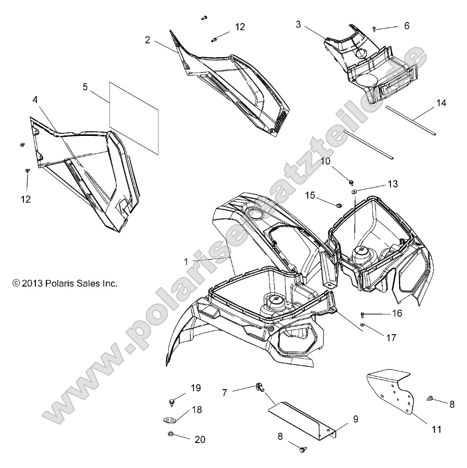 Body, Front Cab and Side Panels Body, Front Cab and Side Panels