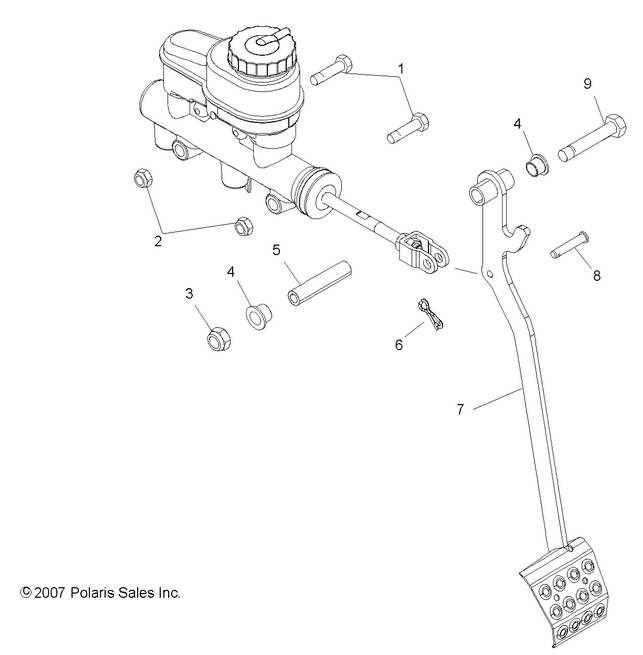Brakes, Pedal and Master Cylinder Mounting Brakes, Pedal and Master Cylinder Mounting