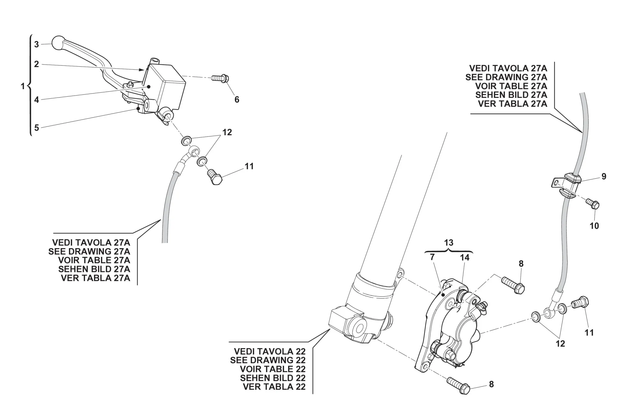Bremssystem vorne Bremssystem vorne