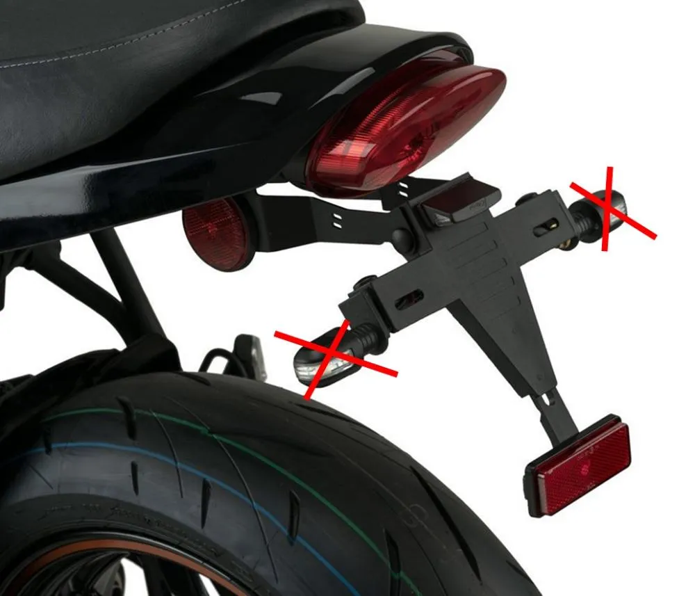 Puig Kennzeichenhalter Set - Kawasaki Z 650 RS 2022-