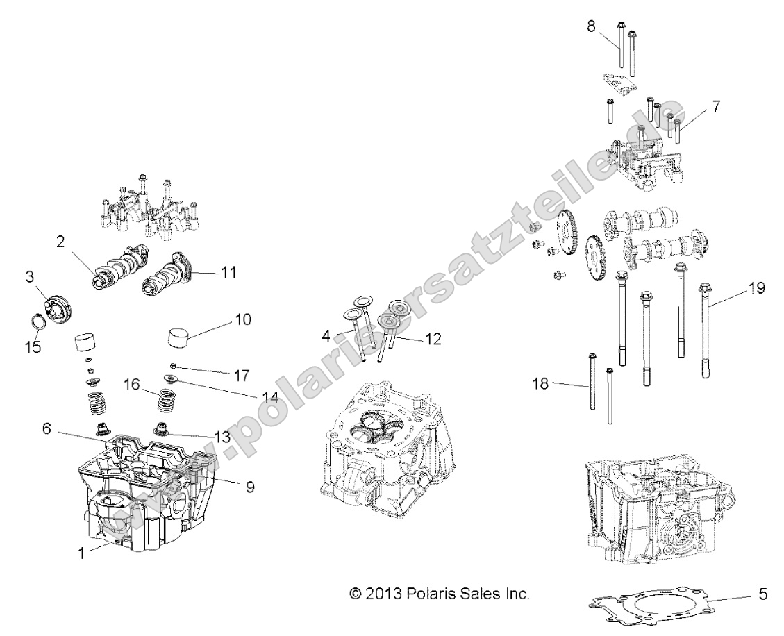 Engine, Cylinder Head, Cams and Valves Engine, Cylinder Head, Cams and Valves
