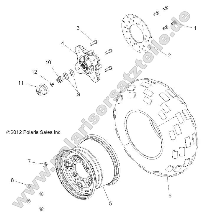 Wheels, Rear (49RGRWHEELRR13900XP) Wheels, Rear (49RGRWHEELRR13900XP)