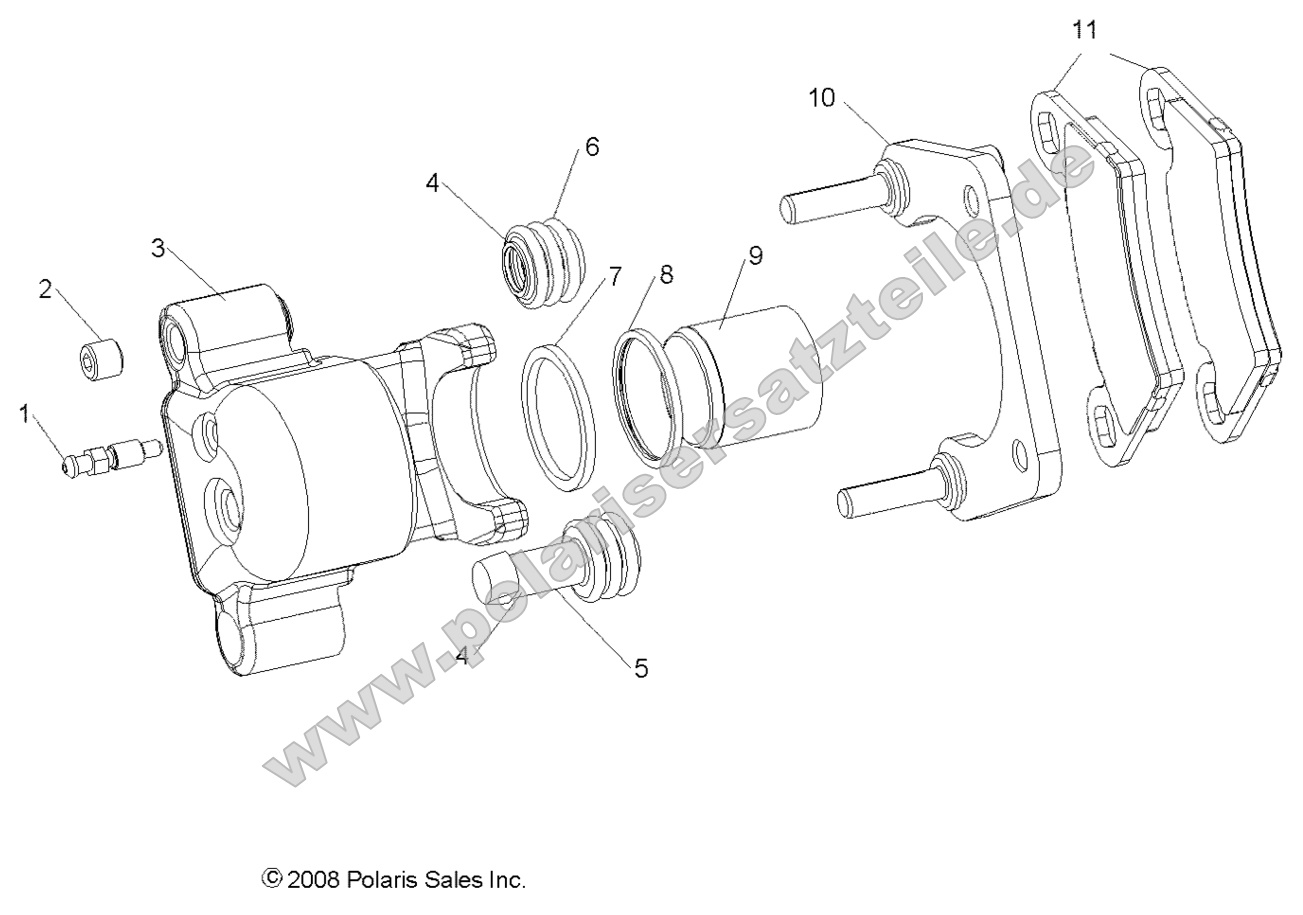 Brakes, Rear Caliper Brakes, Rear Caliper
