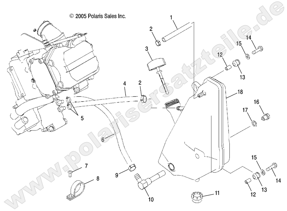 ENGINE, OIL SYSTEM and OIL TANK