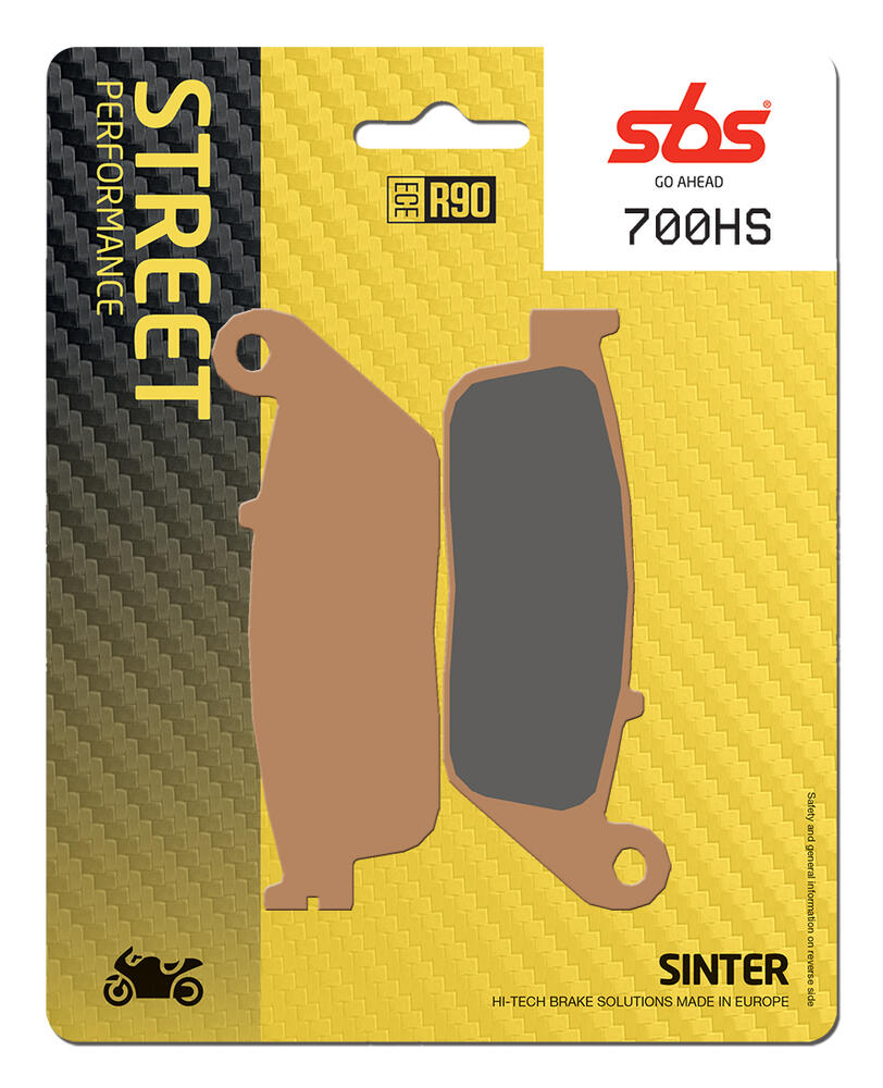 SBS_700_HS SBS Bremsbeläge HS Street Sintermetall ABE - 700HS