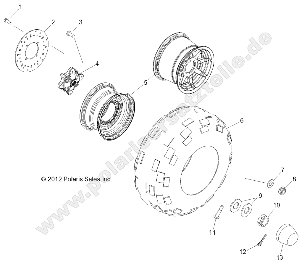 Wheels, Rear Wheels, Rear