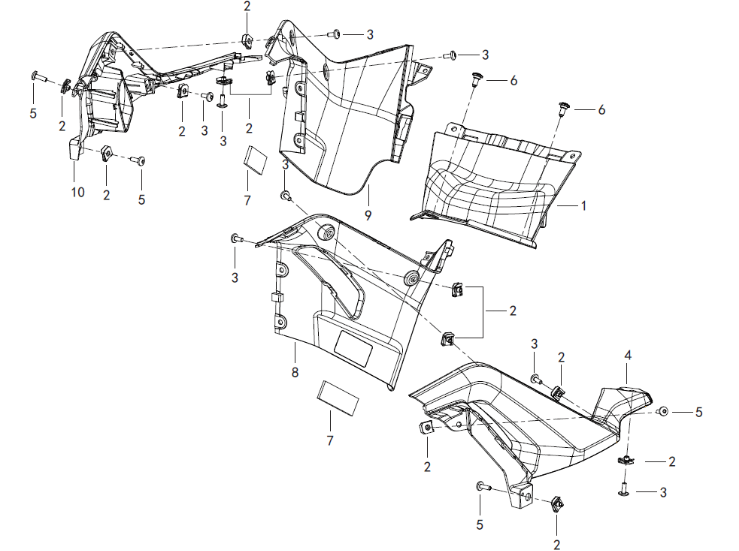 Kraftstofftankverkleidung