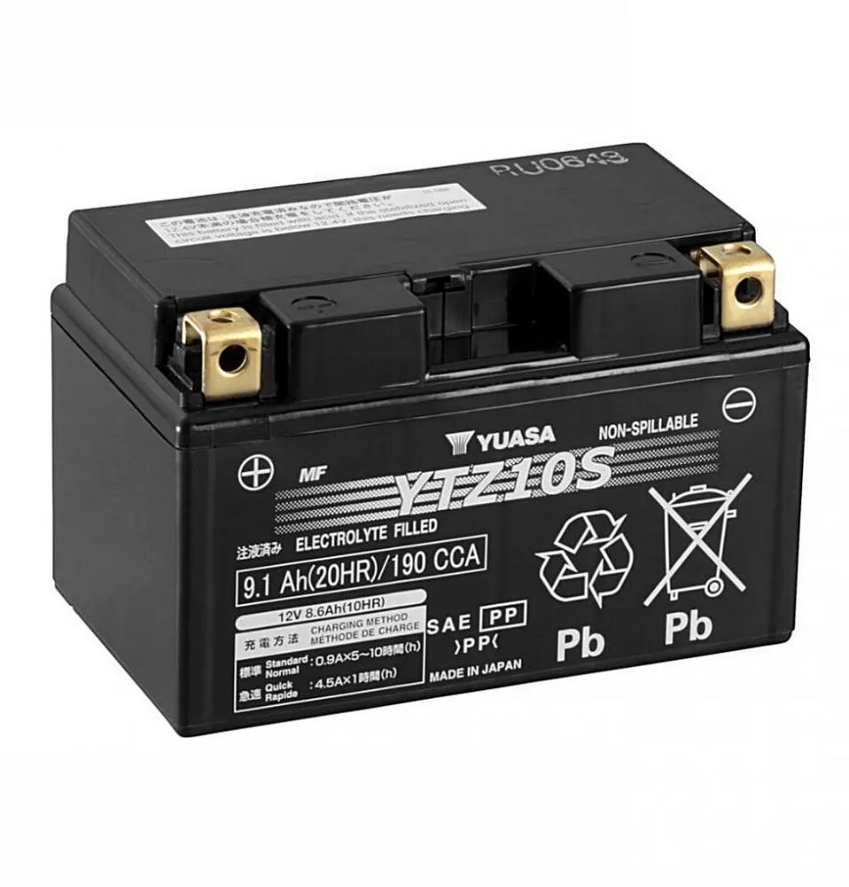 yuasa_ytz10_s Yuasa YTZ10S AGM Batterie 12V 8,6AH (YTZ10S-BS, YTZ10S-4)