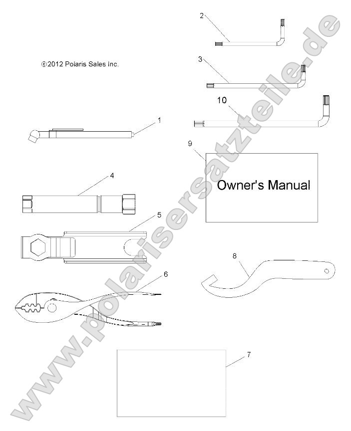 References, Tool Kit and Owners Manuals References, Tool Kit and Owners Manuals