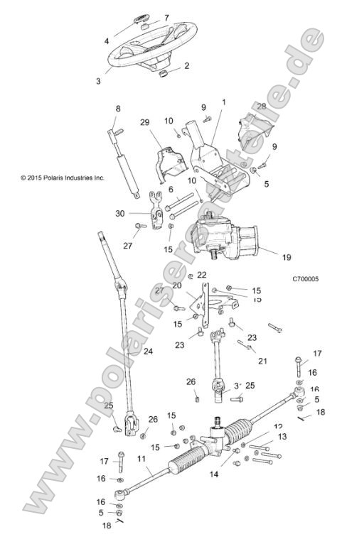 Steering, Steering Asm.