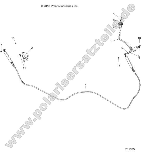 Drive Train, Shift Lever and Cable