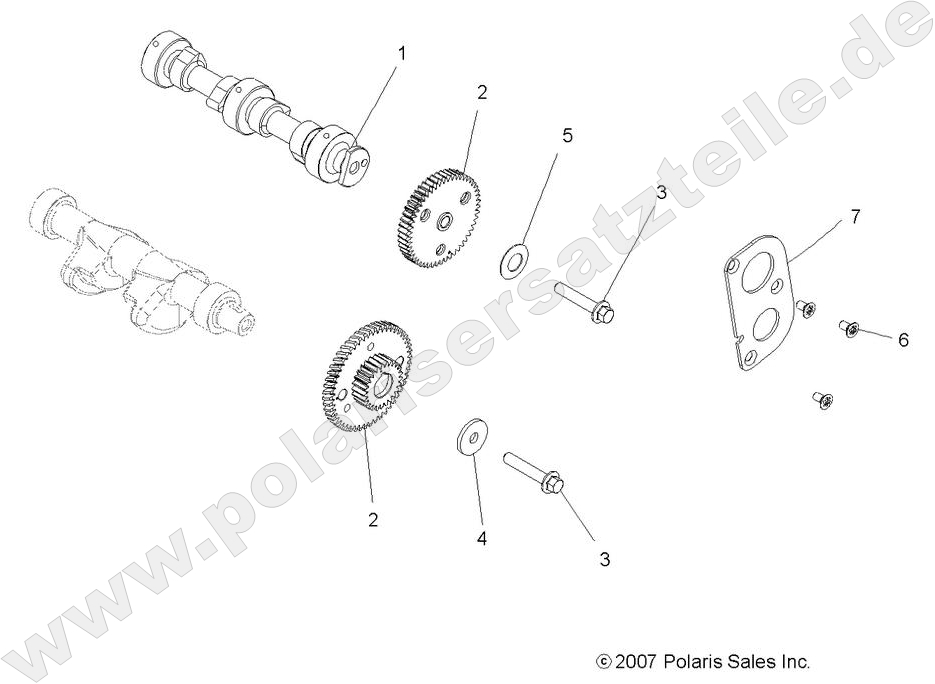 ENGINE, CAMSHAFT and GEARS