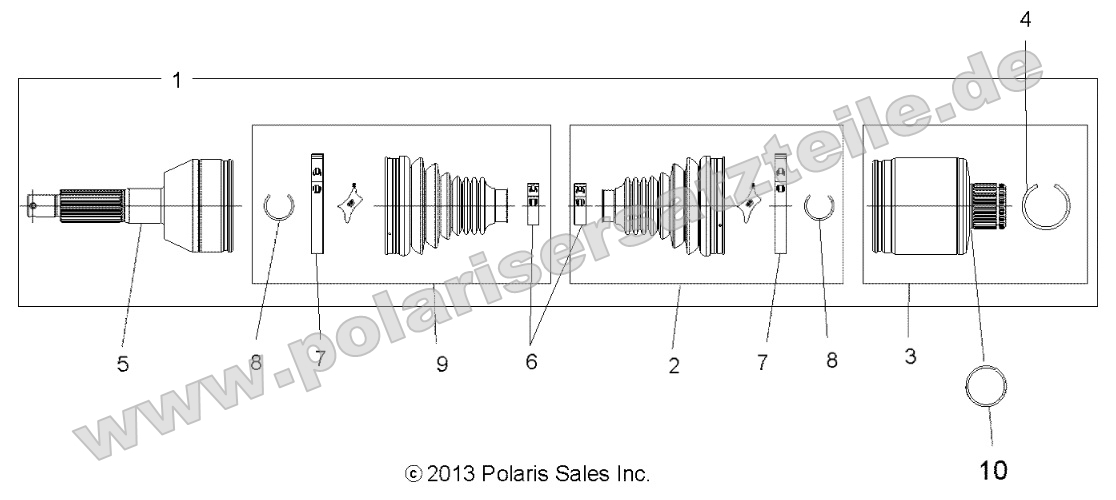 Drive Train, Rear Drive Shaft Drive Train, Rear Drive Shaft
