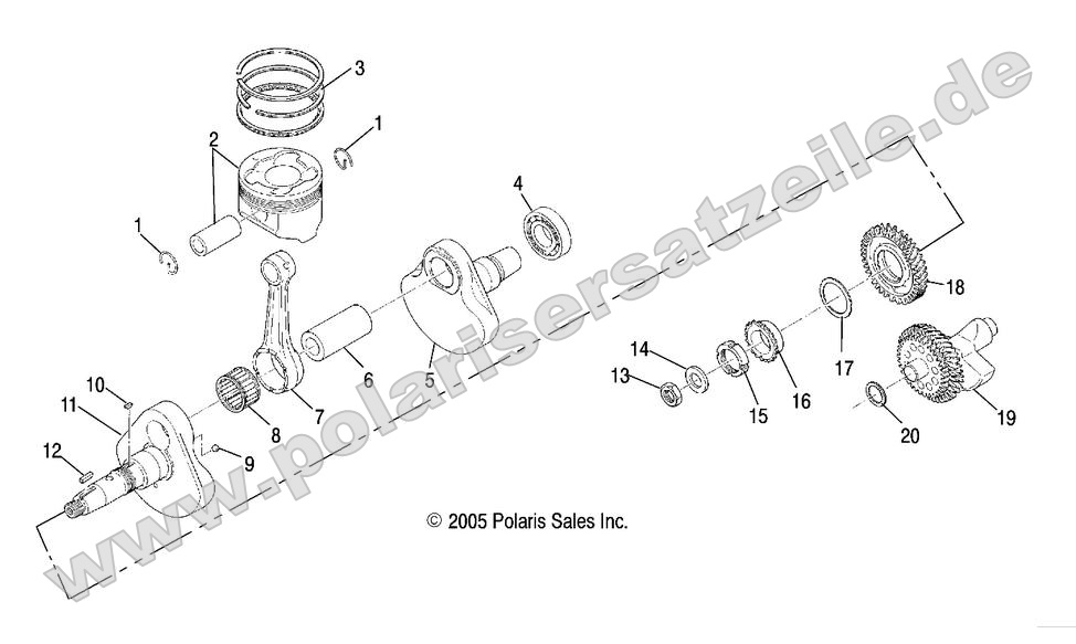 Engine, Crankshaft and Piston Engine, Crankshaft and Piston
