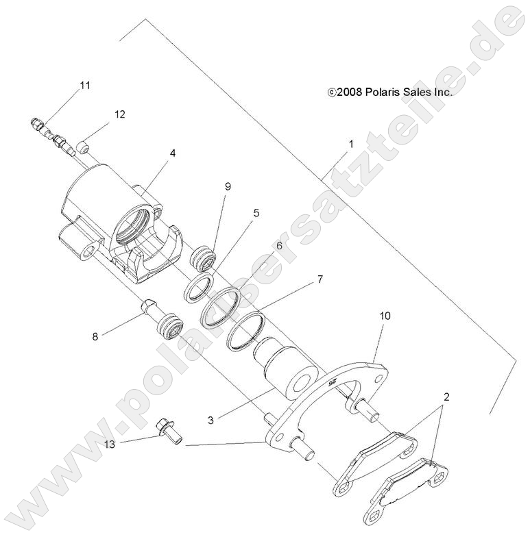 BRAKES, REAR CALIPER BRAKES, REAR CALIPER