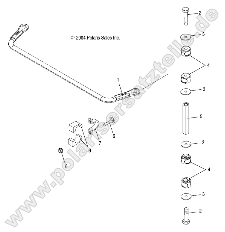 Stabilizer Bar, Rear Stabilizer Bar, Rear