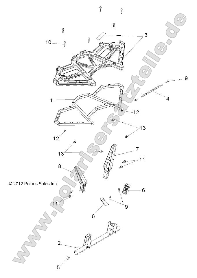 Body, Rear Rack Body, Rear Rack