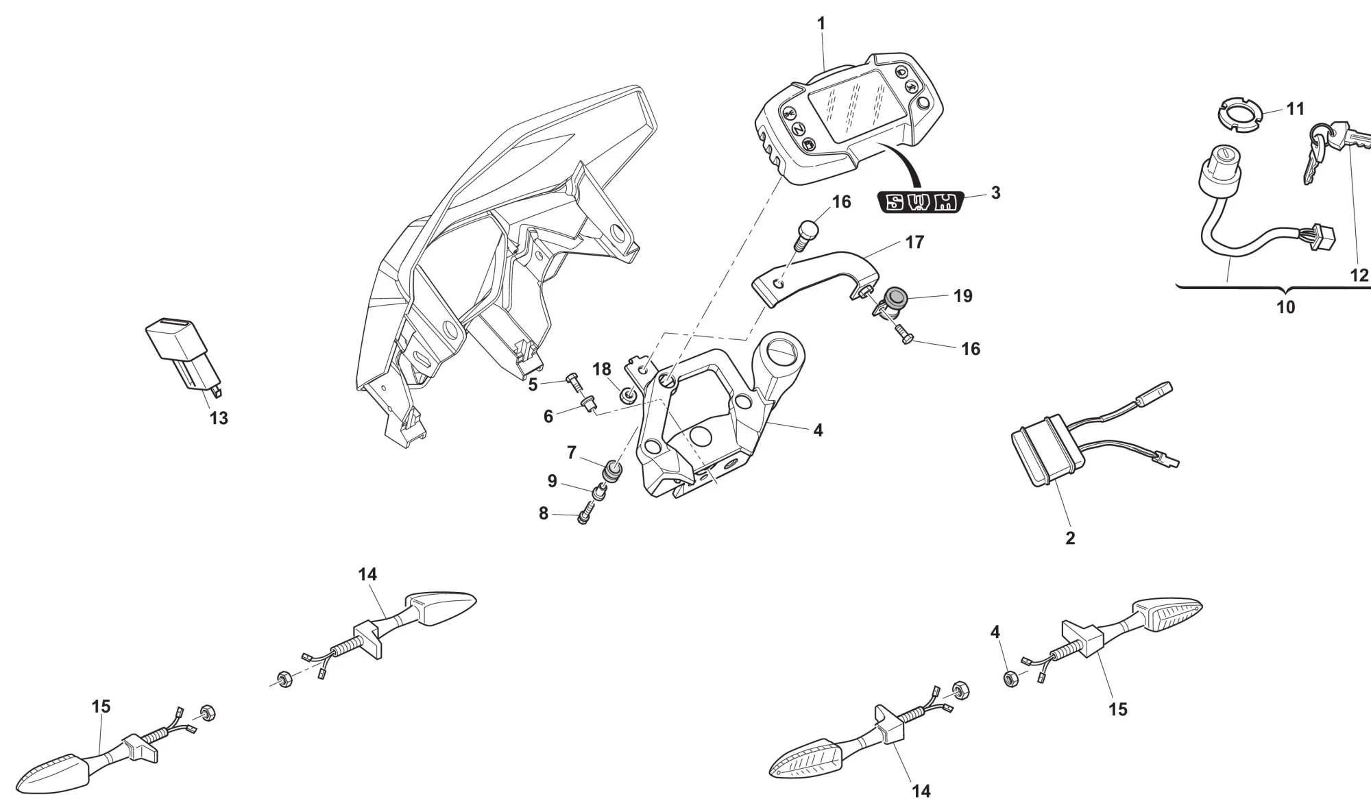Tachometer / Blinker SM 500 Tachometer / Blinker SM 500