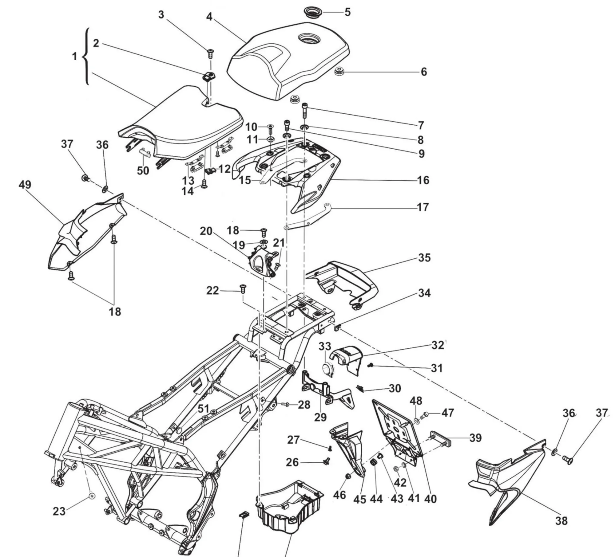 Rahmenheck / Sitz Rahmenheck / Sitz
