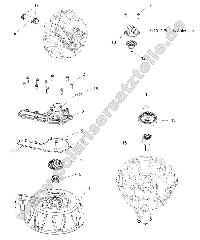 Engine, Cooling System and Water Pump Engine, Cooling System and Water Pump