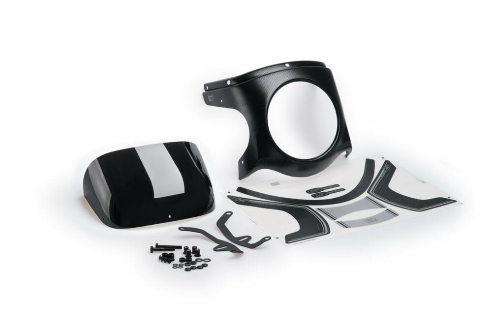 PUIG LAMPENVERKLEIDUNG C/CARBONO DIAM.180MM C/SCHWARZ - 9516N