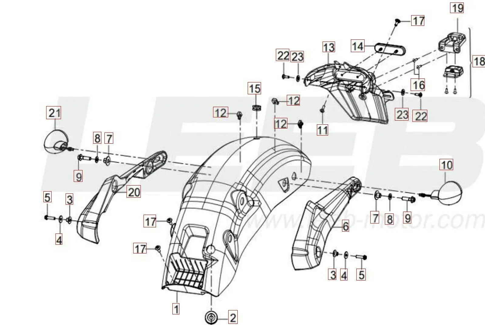 Kotflügel hinten Kotflügel hinten