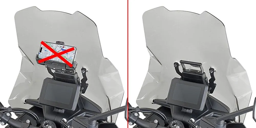 Givi Querstange für Smartphone & Navihalterung am Windschild - KTM 890 SMT 2023-24