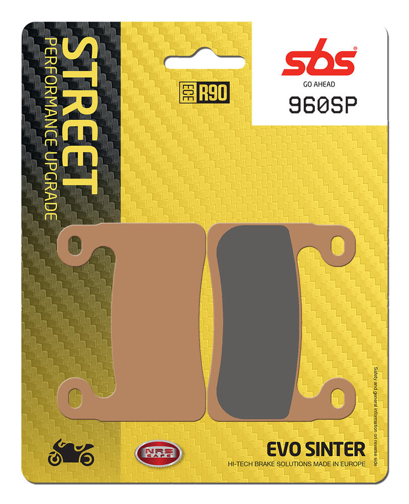 SBS_960_SP SBS Bremsbeläge SP EVO Sintermetall ABE - 960SP