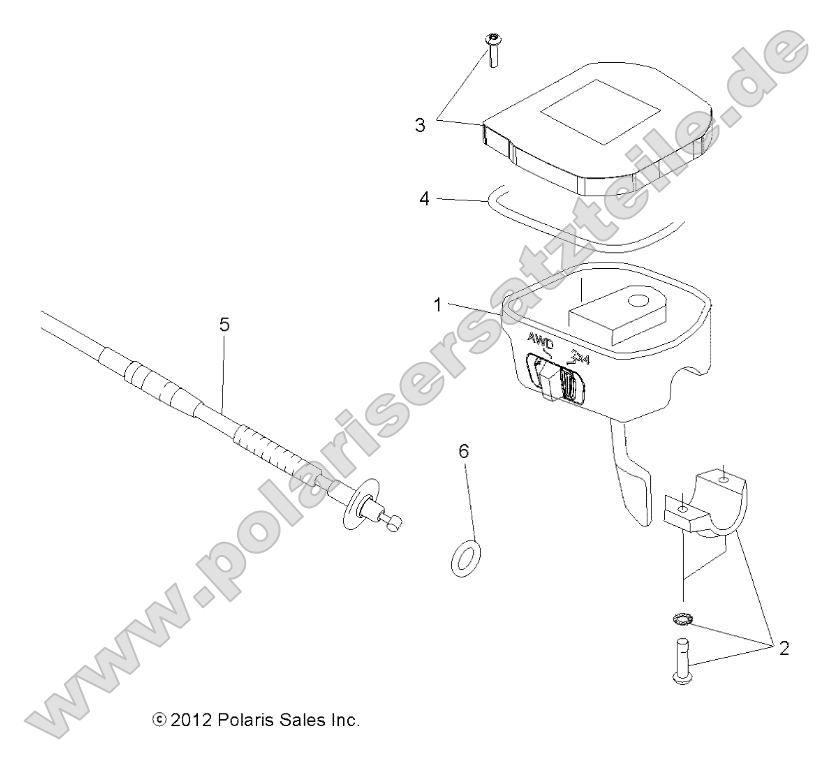 Steering, Controls, Throttle Asm. and Cable Steering, Controls, Throttle Asm. and Cable