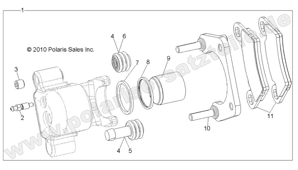 BRAKES, REAR CALIPER