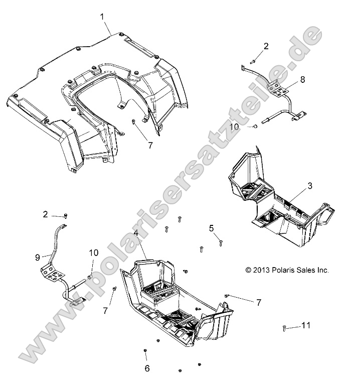 Body, Rear Cab and Footwells Body, Rear Cab and Footwells