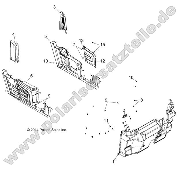 Body, Front Floor and Fender (49BRUTUSFENDER152DM) Body, Front Floor and Fender (49BRUTUSFENDER152DM)