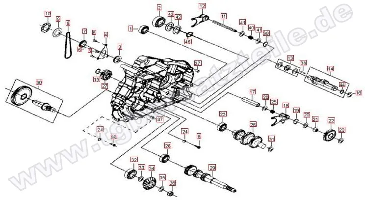 Motorgehäuse links (2)