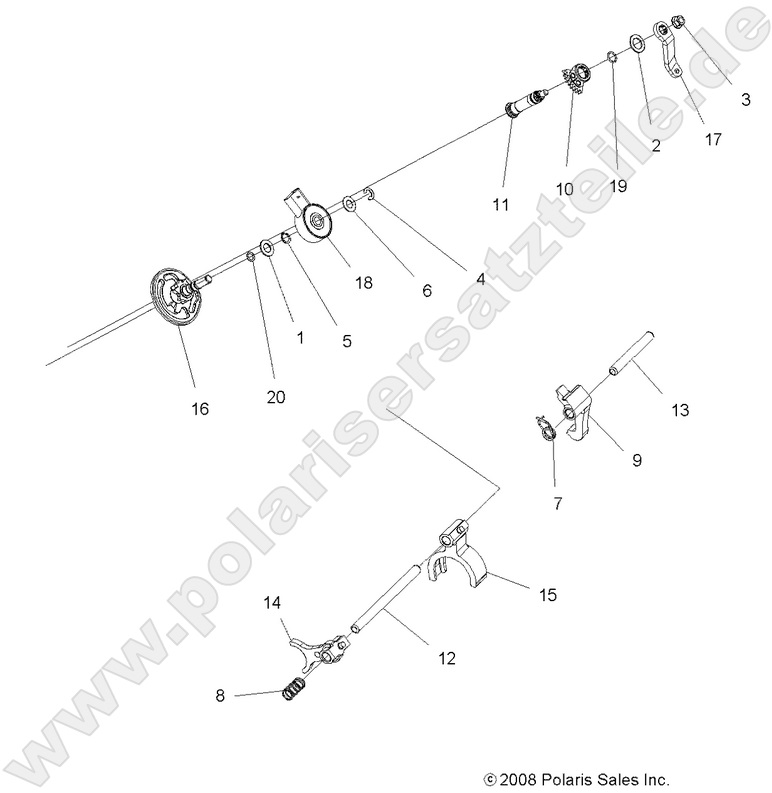 DRIVE TRAIN, MAIN GEARCASE SHIFT FORKS DRIVE TRAIN, MAIN GEARCASE SHIFT FORKS