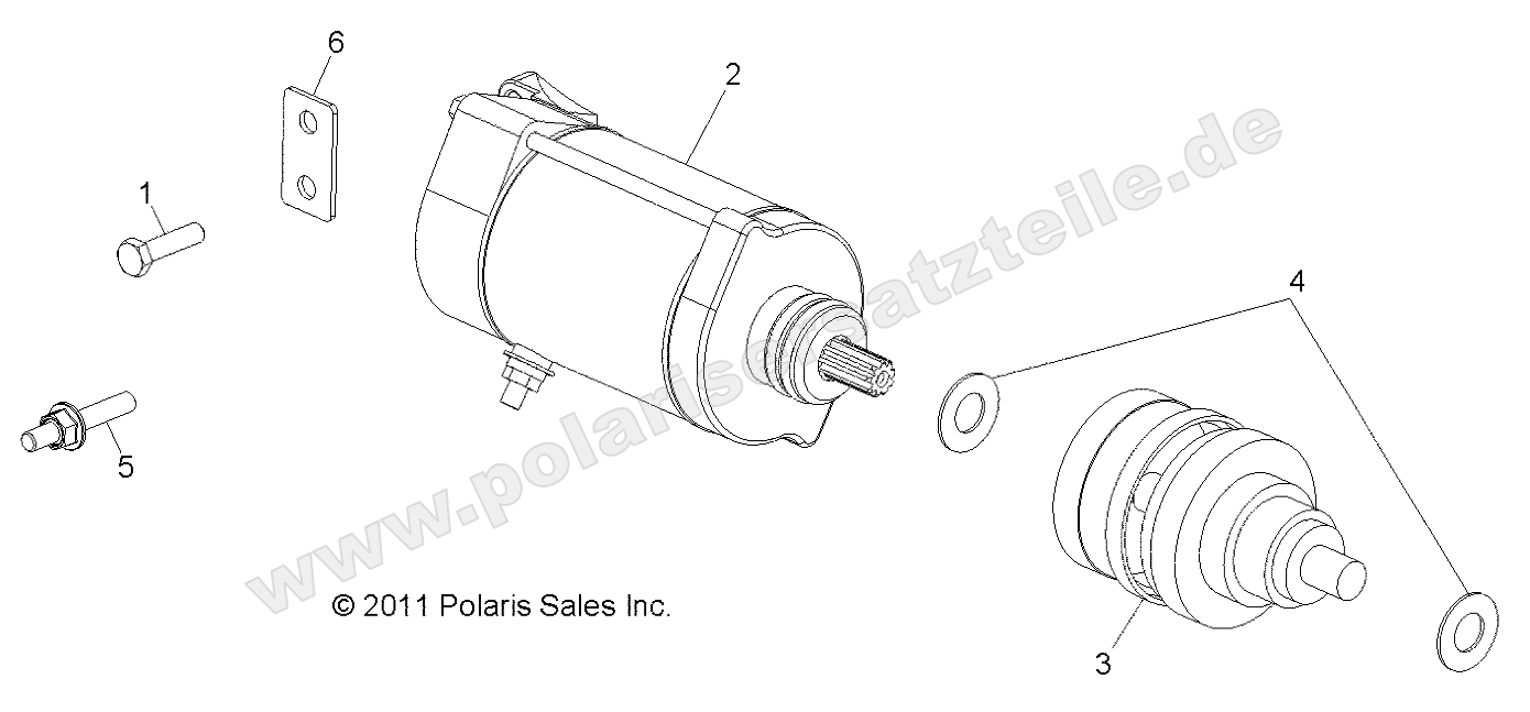 Engine, Starting Motor Engine, Starting Motor