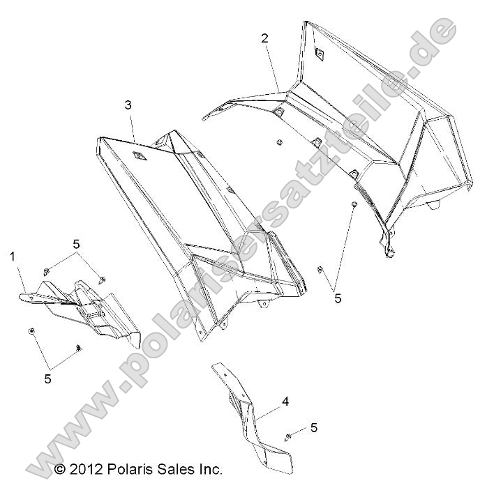 Body, Rear Cab Body, Rear Cab