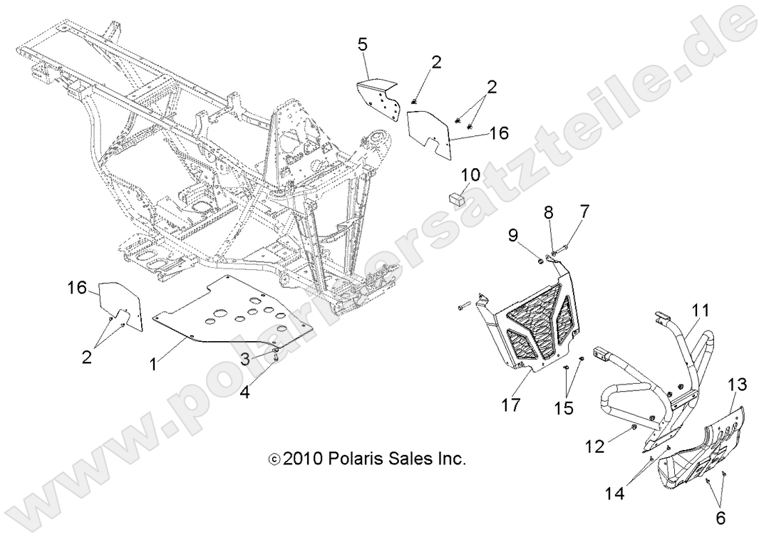 CHASSIS, FRONT BUMPER