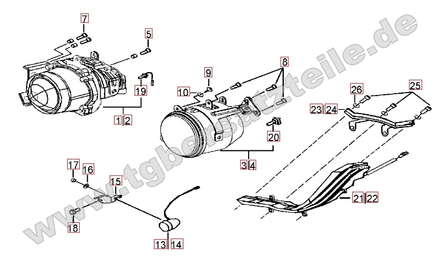 Scheinwerfer - Blinker vorne