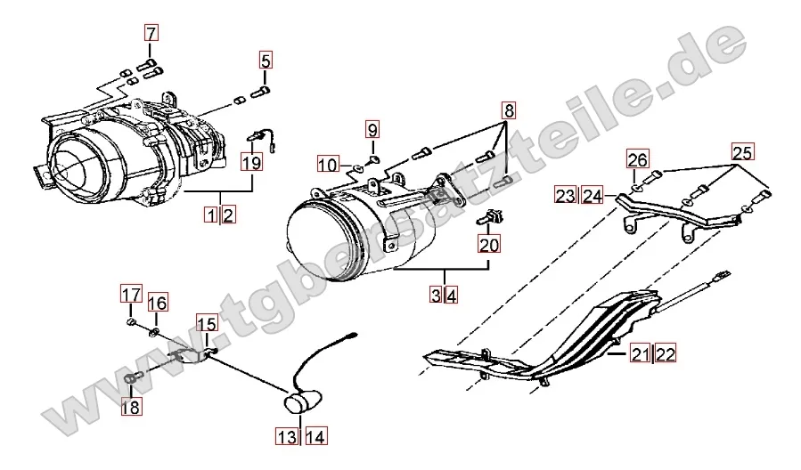 Scheinwerfer - Blinker vorne Scheinwerfer - Blinker vorne