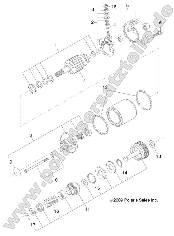 Engine, Starting Motor