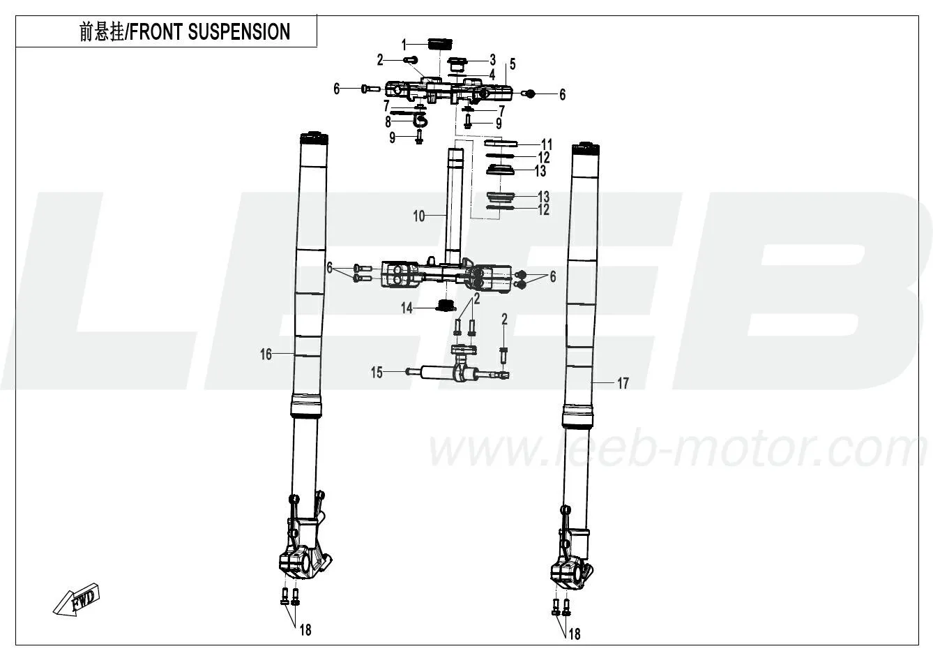 Vorderradaufhängung 