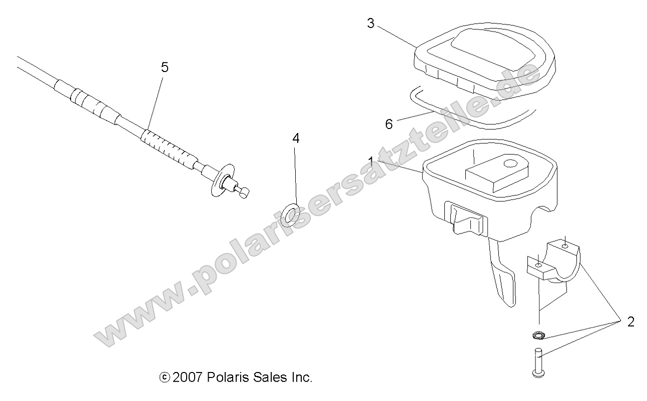 Steering, Controls, Throttle Asm. and Cable Steering, Controls, Throttle Asm. and Cable