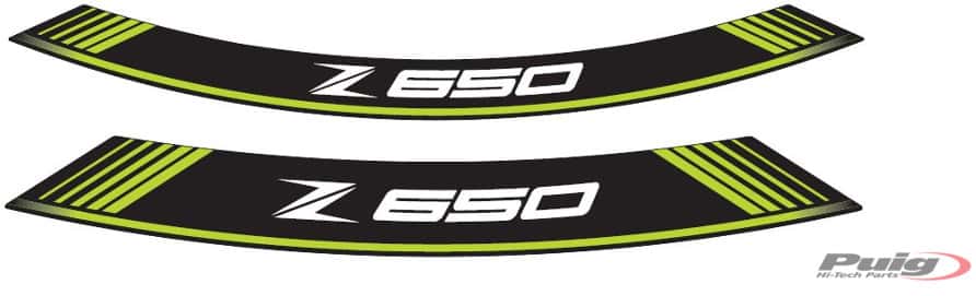 PUIG FELGENBÄNDER Z650 GRÜN - 9290V