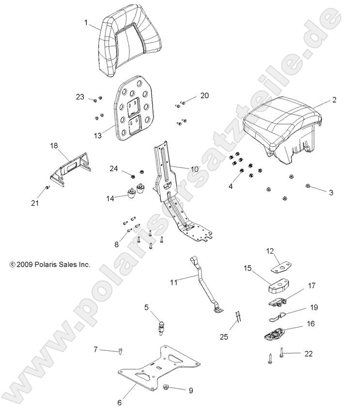 BODY, PASSENGER SEAT BOTTOM and SEAT BACK BODY, PASSENGER SEAT BOTTOM and SEAT BACK
